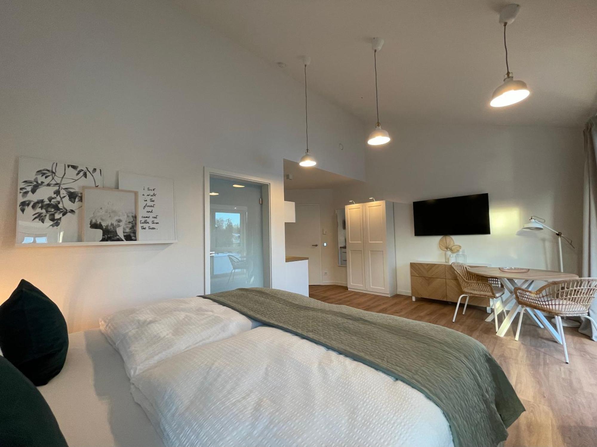 Moderne Neue Apartments Zum Wohlfuehlen Im Boardinghouse Bed & Butter Hasbergen Exteriér fotografie