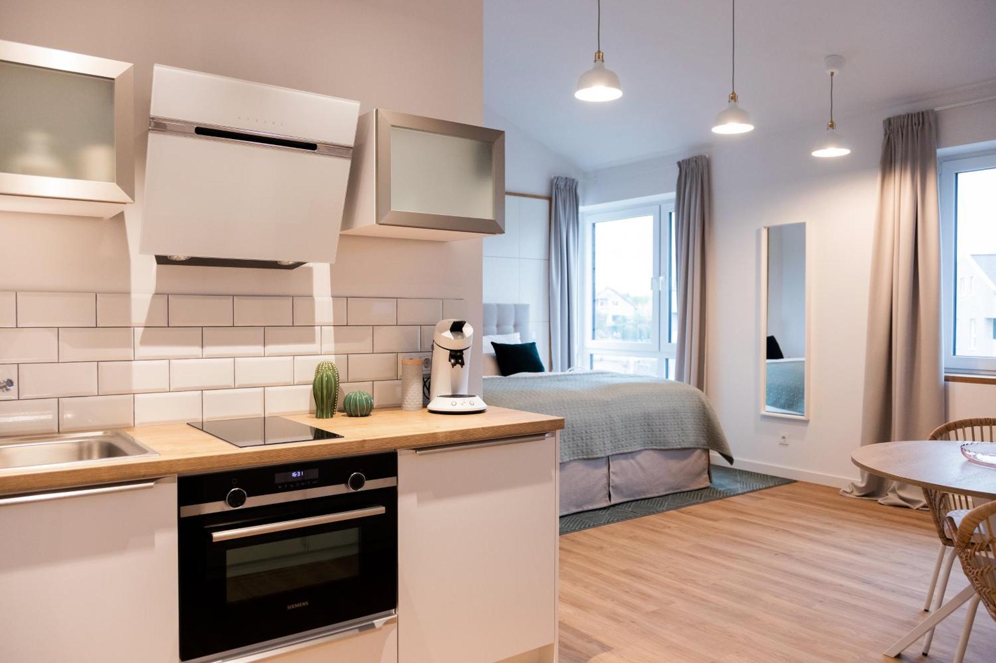 Moderne Neue Apartments Zum Wohlfuehlen Im Boardinghouse Bed & Butter Hasbergen Exteriér fotografie