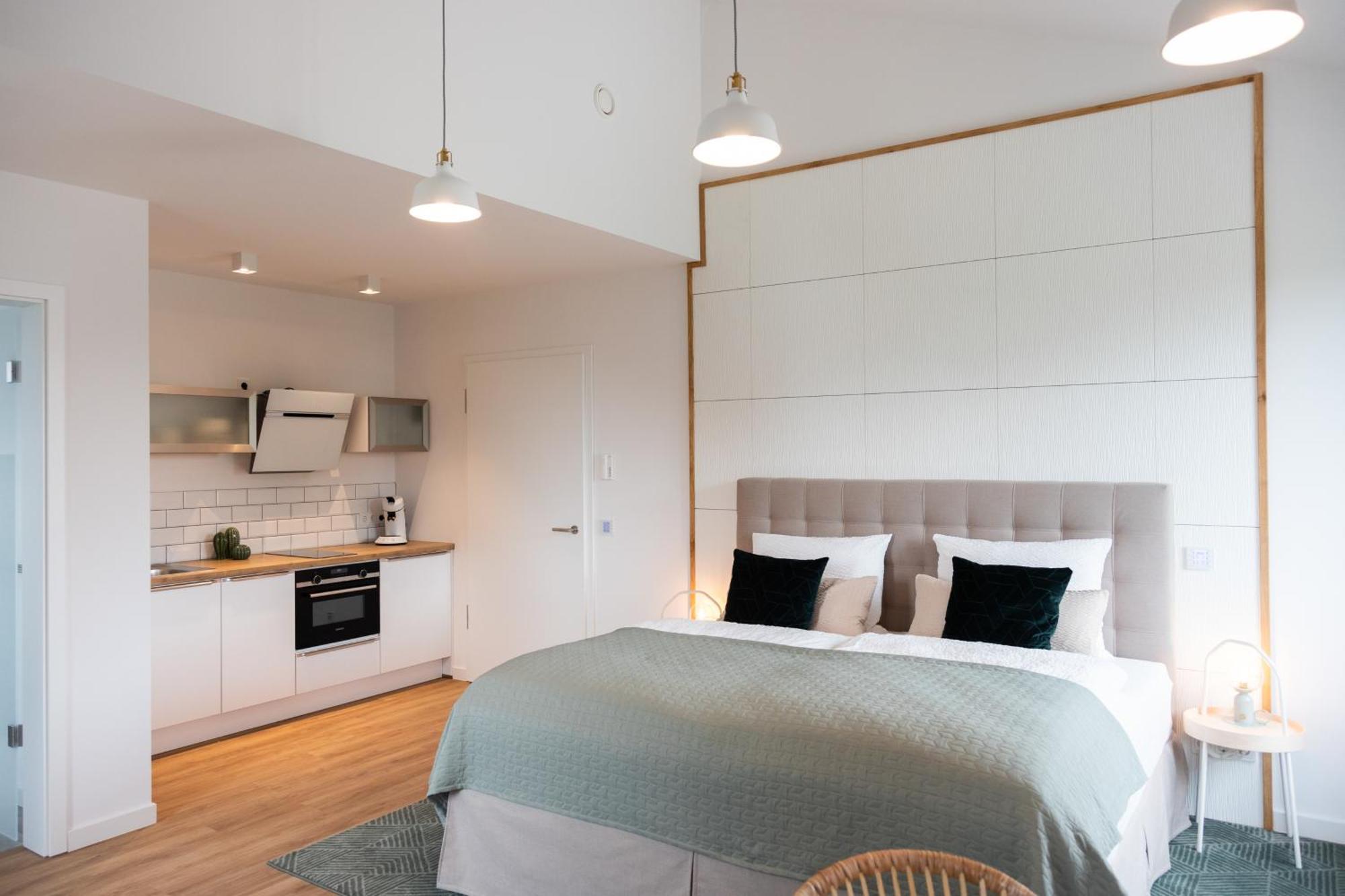 Moderne Neue Apartments Zum Wohlfuehlen Im Boardinghouse Bed & Butter Hasbergen Exteriér fotografie