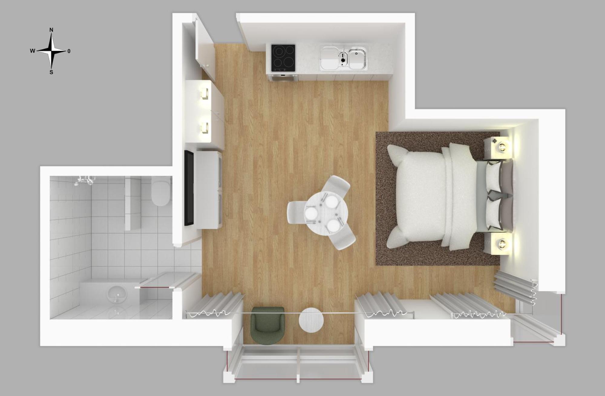 Moderne Neue Apartments Zum Wohlfuehlen Im Boardinghouse Bed & Butter Hasbergen Exteriér fotografie